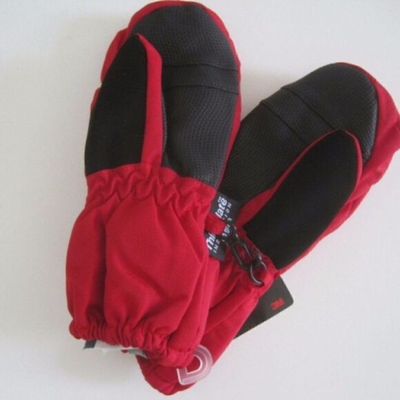 FADED GLORY Girl Hat & Mittens 2 - 5T Red New - Picture 3 of 4
